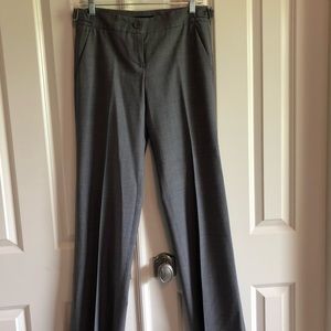 THEORY Grey Light Wght Womens Wide Leg Pants Sz 4
